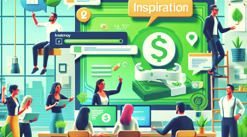 Illustration of Creative team reviewing brand assets in a Eco-friendly office setting, with a inspired mood.
