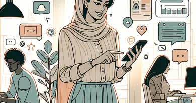 Illustration of person scheduling tasks in a modern coworking space setting, with a relaxed mood.