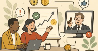 Illustration of team collaborating remotely in a shared creative hub setting, with a determined mood.
